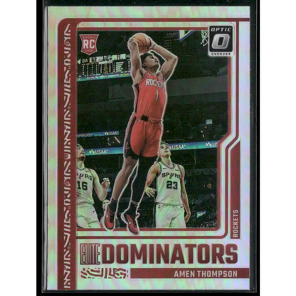 2023-24 Donruss Optic #15 Amen Thompson Elite Dominators Holo