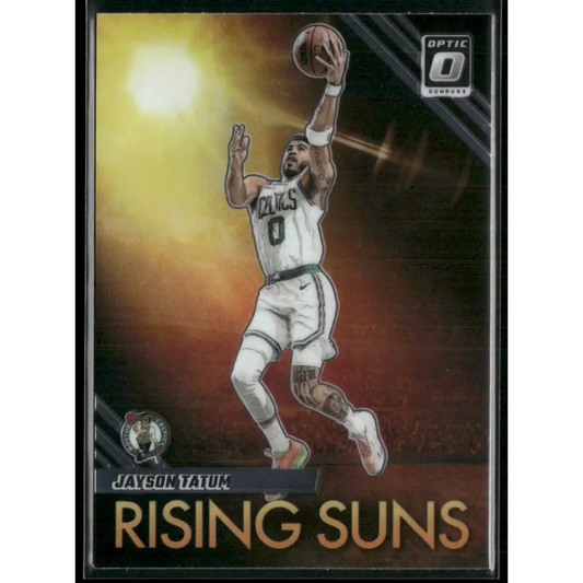2023-24 Donruss Optic #19 Jayson Tatum Rising Suns