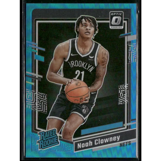 2023-24 Donruss Optic #205 Noah Clowney Aqua #/249