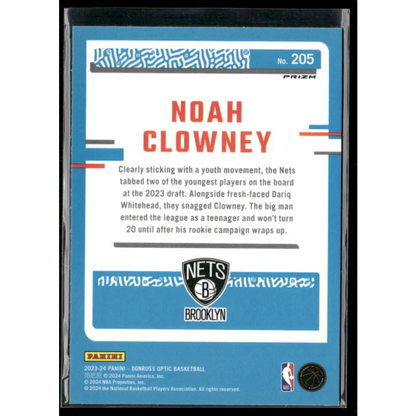 2023-24 Donruss Optic #205 Noah Clowney Choice