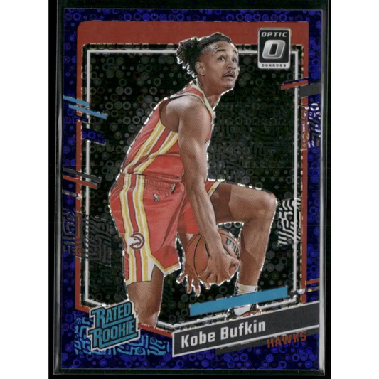 2023-24 Donruss Optic #220 Kobe Bufkin Fast Break Purple #/99