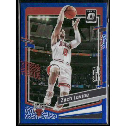 2023-24 Donruss Optic #23 Zach LaVine Blue #/49
