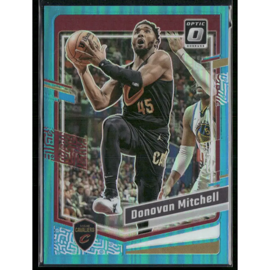 2023-24 Donruss Optic #26 Donovan Mitchell Aqua #/249