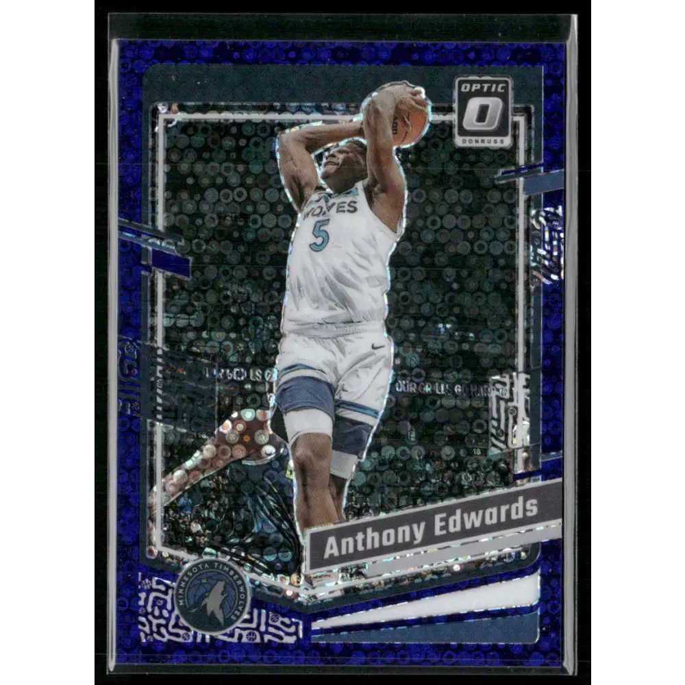 2023-24 Donruss Optic #59 Anthony Edwards Fast Break Purple #/99