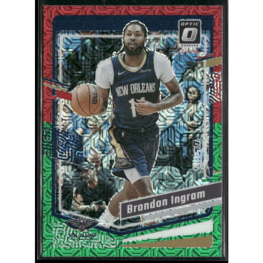 2023-24 Donruss Optic #7 Brandon Ingram Choice Red and Green