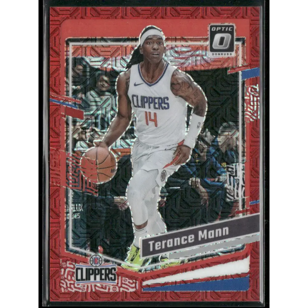 2023-24 Donruss Optic #71 Terance Mann Choice Red #/88