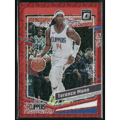 2023-24 Donruss Optic #71 Terance Mann Choice Red #/88