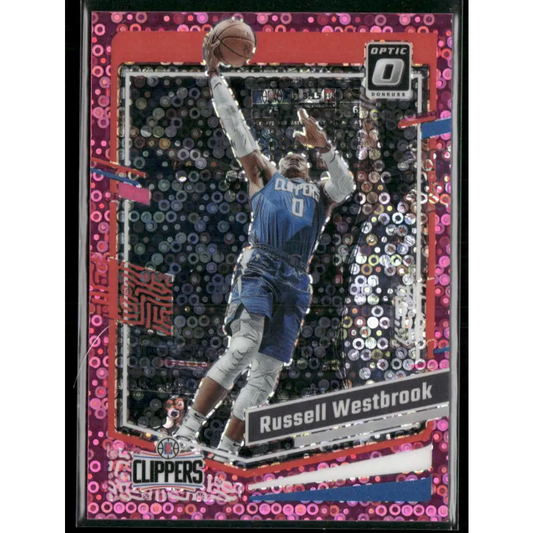 2023-24 Donruss Optic #81 Russell Westbrook Pink #/25