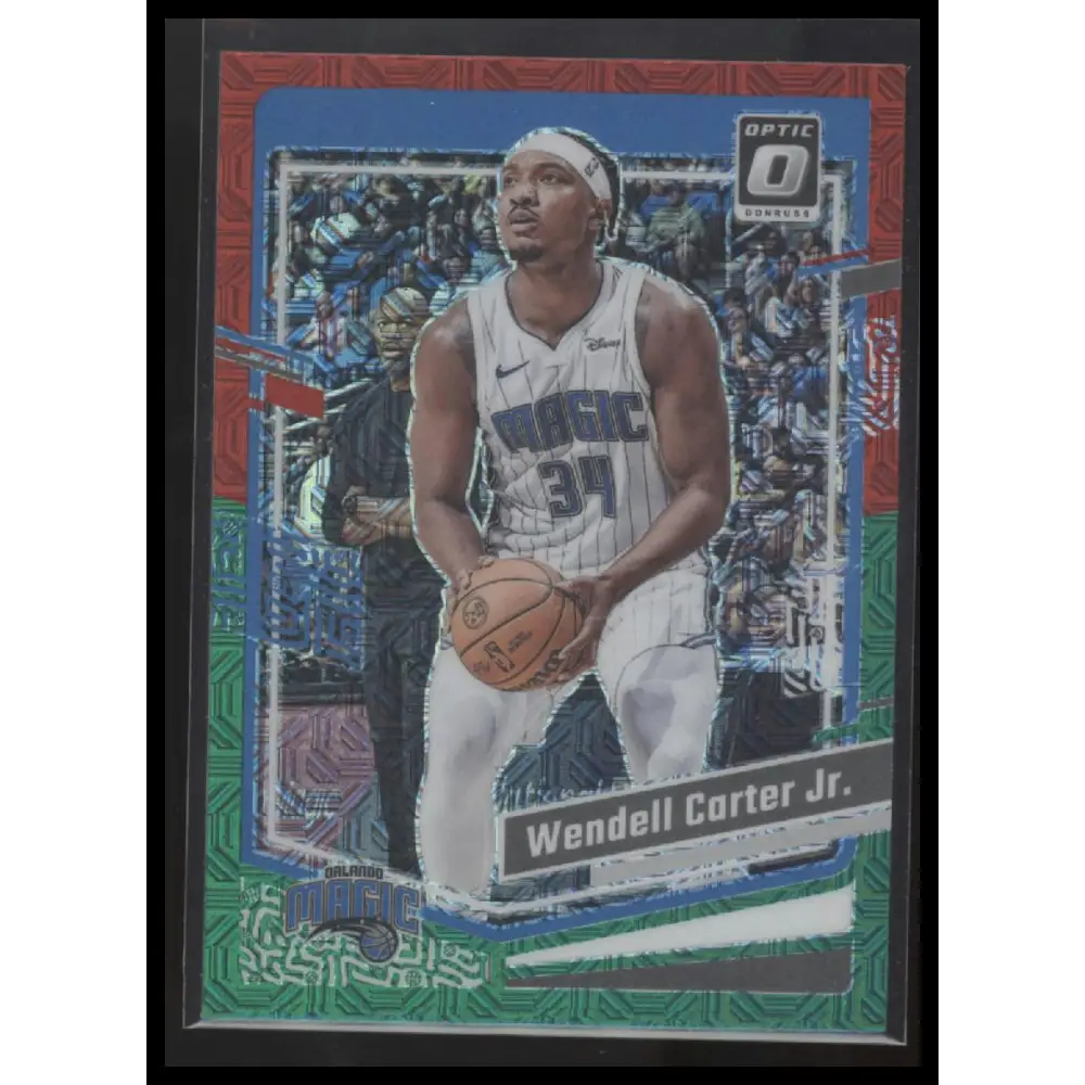 2023-24 Donruss Optic #89 Wendell Carter Jr. Choice Red and Green