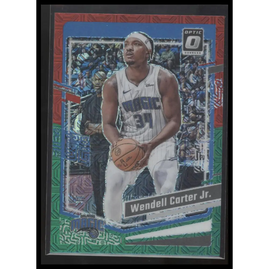 2023-24 Donruss Optic #89 Wendell Carter Jr. Choice Red and Green