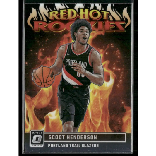 2023-24 Donruss Optic #9 Scoot Henderson Red Hot Rookies