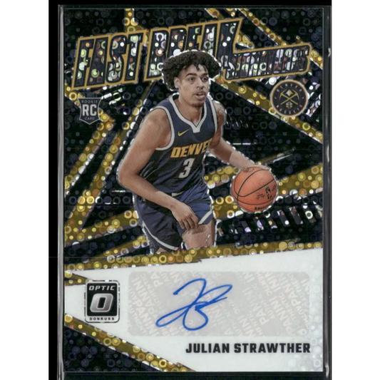 2023-24 Donruss Optic #FBS-STW Julian Strawther Fast Break Signatures