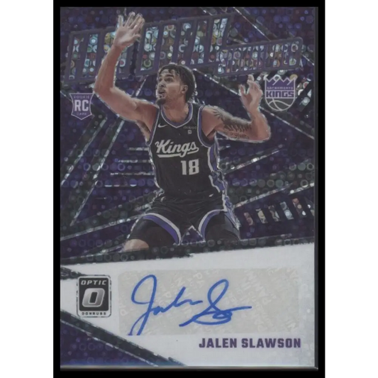 2023-24 Donruss Optic #FBS-WAS Jalen Slawson Fast Break Signatures