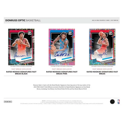 2023/24 Panini Donruss Optic Basketball Fast Break Box