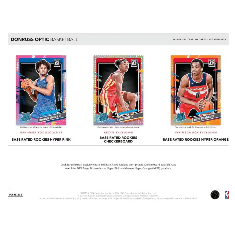 2023/24 Panini Donruss Optic Basketball Mega Box
