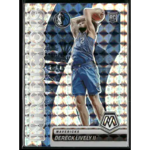 2023-24 Panini Mosaic #1 Dereck Lively II Introductions Mosaic
