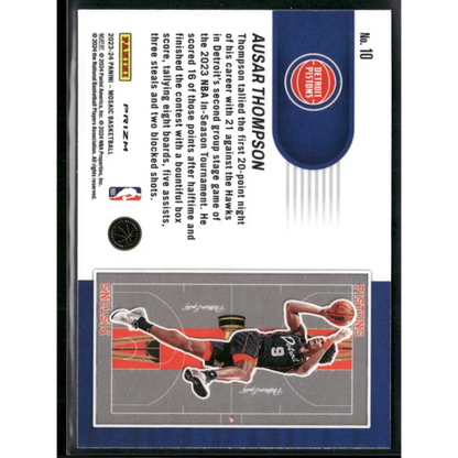 2023-24 Panini Mosaic #10 Ausar Thompson NBA In-Season Tournament