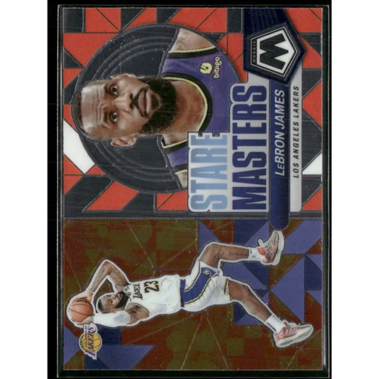 2023-24 Panini Mosaic #10 LeBron James Stare Masters