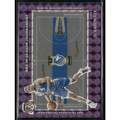 2023-24 Panini Mosaic #11 De’Aaron Fox NBA In-Season Tournament