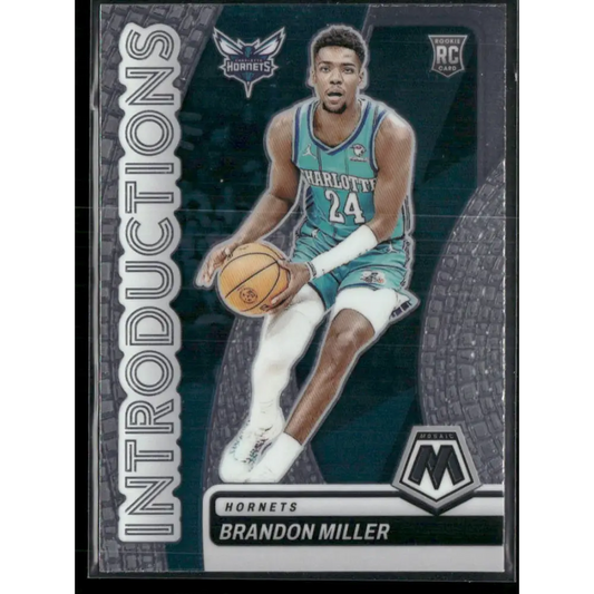2023-24 Panini Mosaic #13 Brandon Miller Introductions