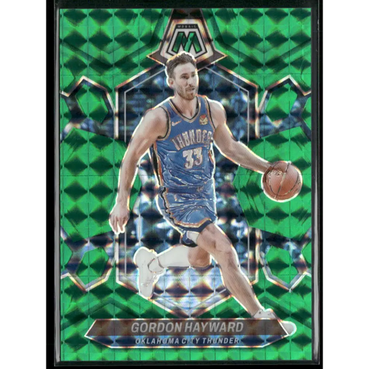 2023-24 Panini Mosaic #13 Gordon Hayward Teal #/75