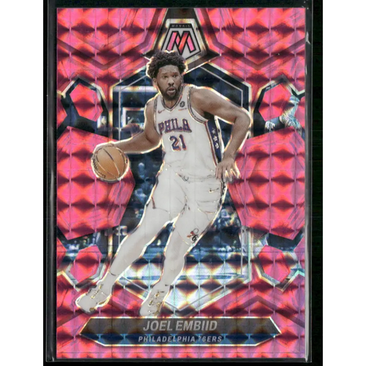 2023-24 Panini Mosaic #170 Joel Embiid Pink #/149