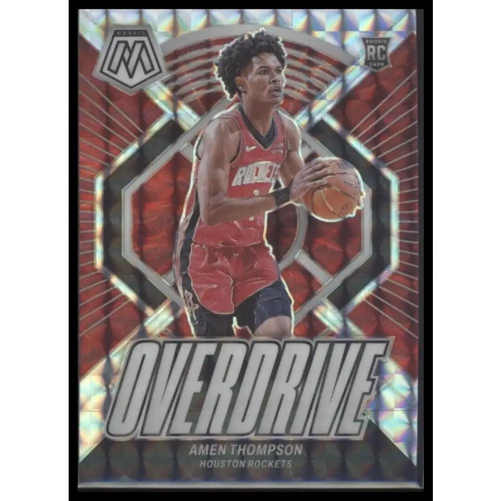 2023-24 Panini Mosaic #18 Amen Thompson Overdrive
