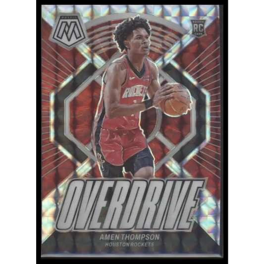 2023-24 Panini Mosaic #18 Amen Thompson Overdrive