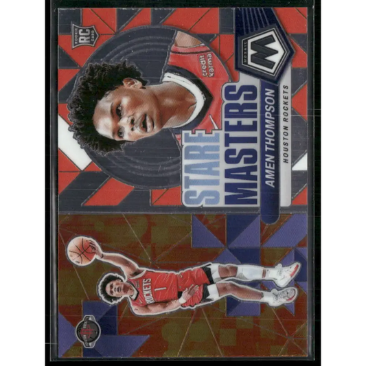 2023-24 Panini Mosaic #19 Amen Thompson Stare Masters