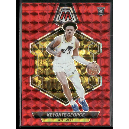 2023-24 Panini Mosaic #222 Keyonte George Red