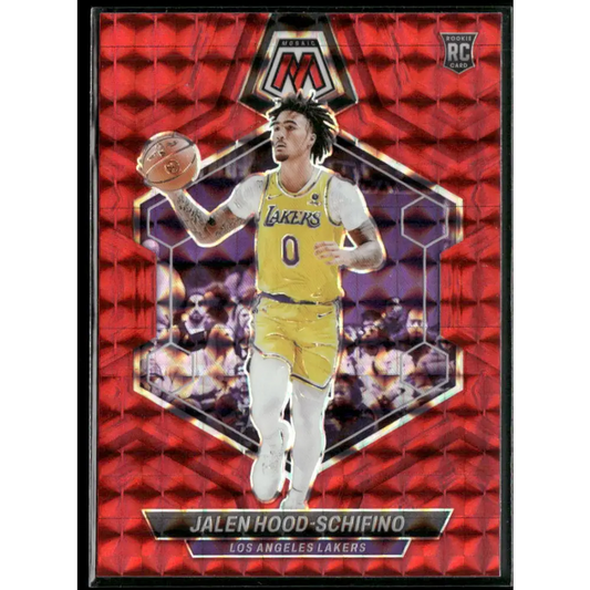 2023-24 Panini Mosaic #223 Jalen Hood-Schifino Red