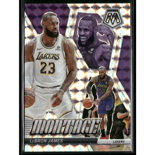 2023-24 Panini Mosaic #24 LeBron James Montage Mosaic
