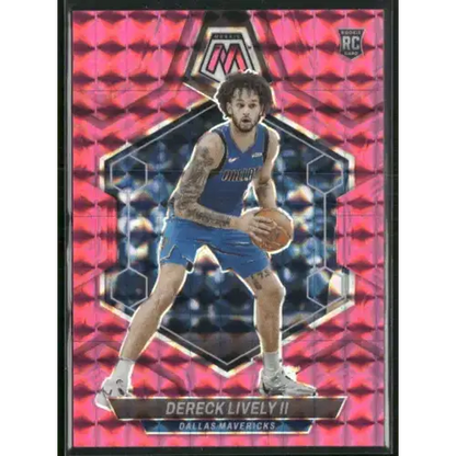 2023-24 Panini Mosaic #248 Dereck Lively II Pink #/149