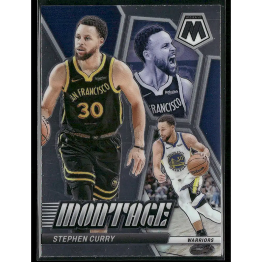 2023-24 Panini Mosaic #25 Stephen Curry Montage