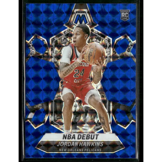 2023-24 Panini Mosaic #253 Jordan Hawkins Blue #/199