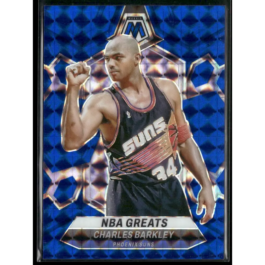 2023-24 Panini Mosaic #293 Charles Barkley Blue #/199