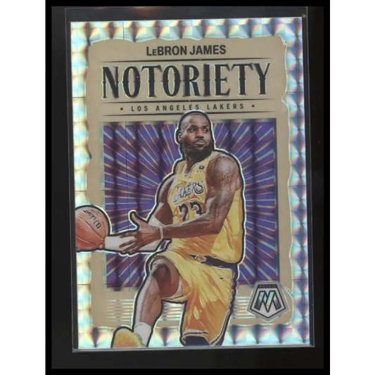 2023-24 Panini Mosaic #3 LeBron James Noteriety Mosaic