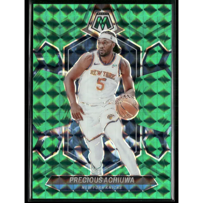 2023-24 Panini Mosaic #34 Precious Achiuwa Teal #/75