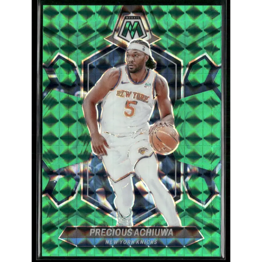 2023-24 Panini Mosaic #34 Precious Achiuwa Teal #/75