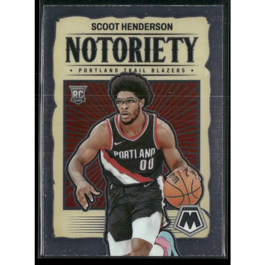 2023-24 Panini Mosaic #4 Scoot Henderson Noteriety