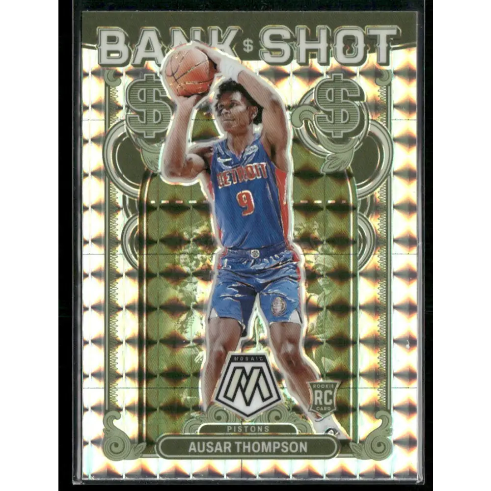 2023-24 Panini Mosaic #7 Ausar Thompson Bank Shot Mosaic Prizm