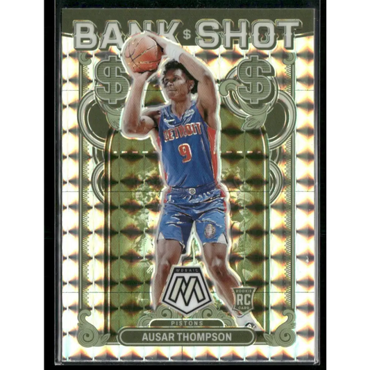 2023-24 Panini Mosaic #7 Ausar Thompson Bank Shot Mosaic Prizm