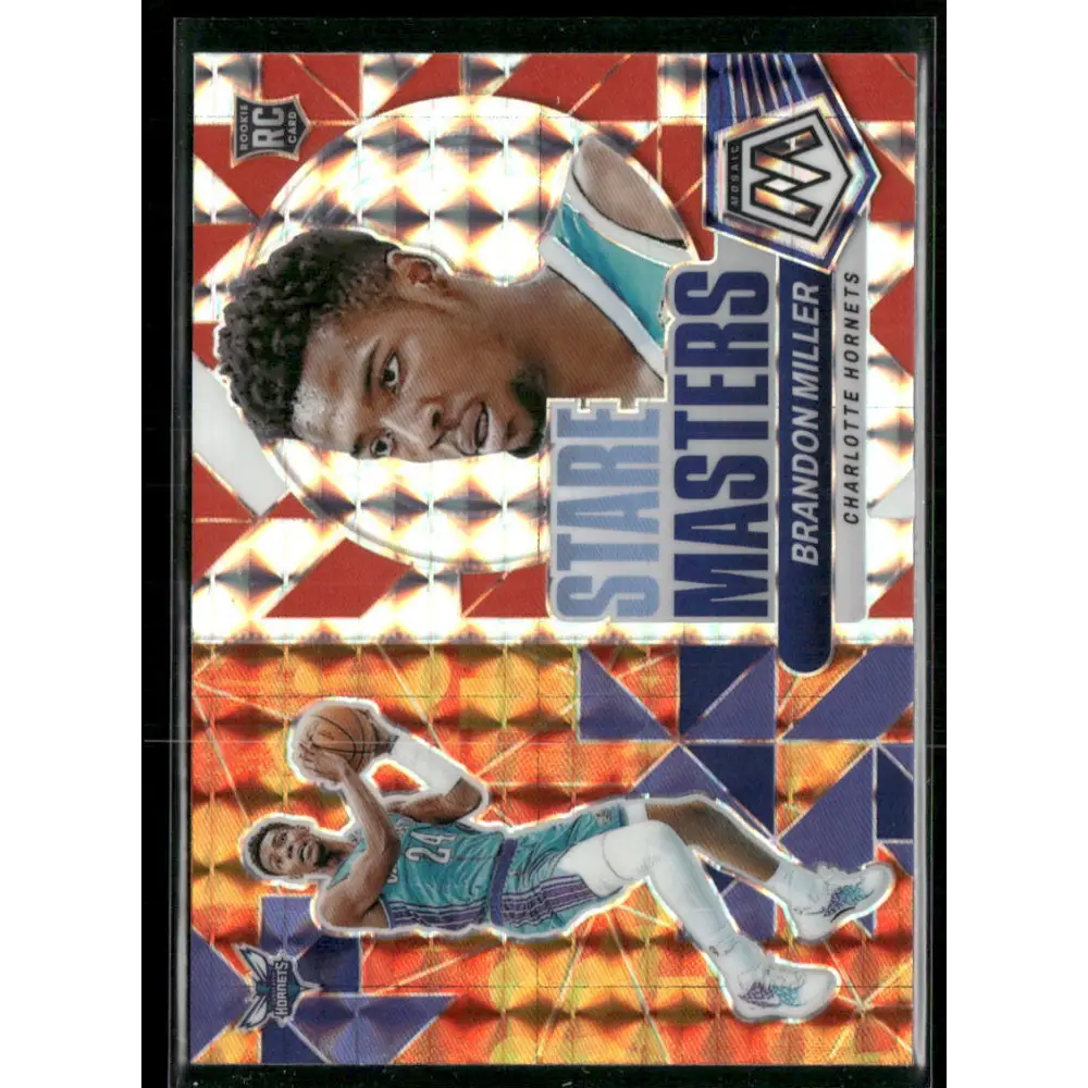2023-24 Panini Mosaic #7 Brandon Miller Stare Masters Mosaic