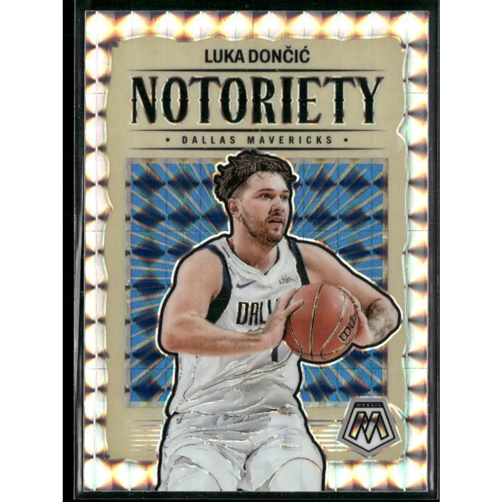 2023-24 Panini Mosaic #8 Luka Doncic Notoriety Mosaic