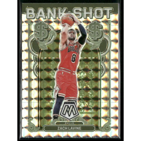 2023-24 Panini Mosaic #8 Zach LaVine Bank Shot Mosaic Prizm