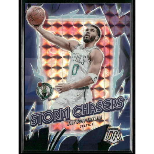 2023-24 Panini Mosaic #9 Jayson Tatum Storm Chasers