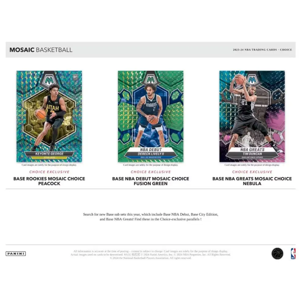 2023/24 Panini Mosaic Basketball Choice Box