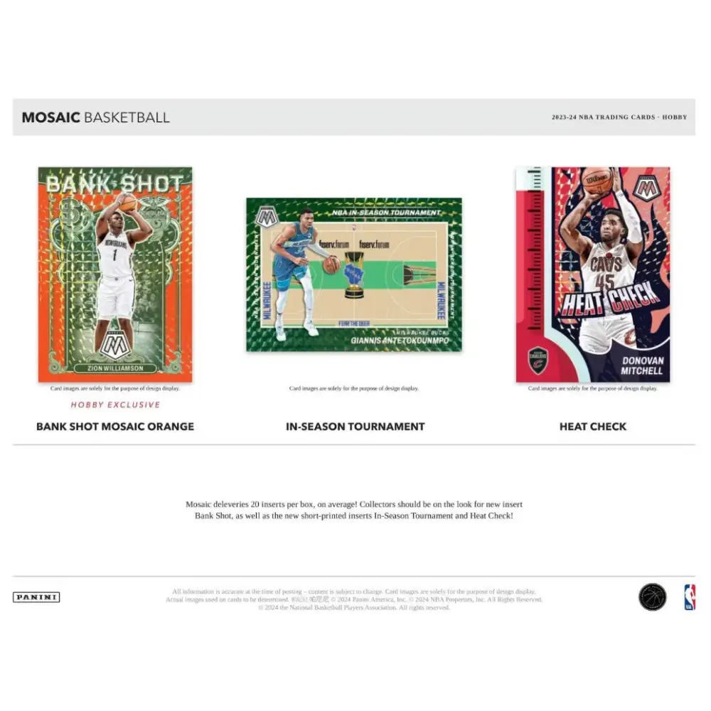 2023/24 Panini Mosaic Basketball Hobby Box