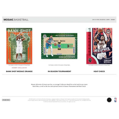 2023/24 Panini Mosaic Basketball Hobby Box