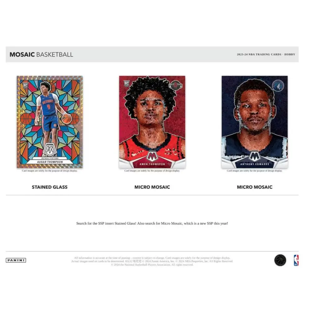 2023/24 Panini Mosaic Basketball Hobby Box
